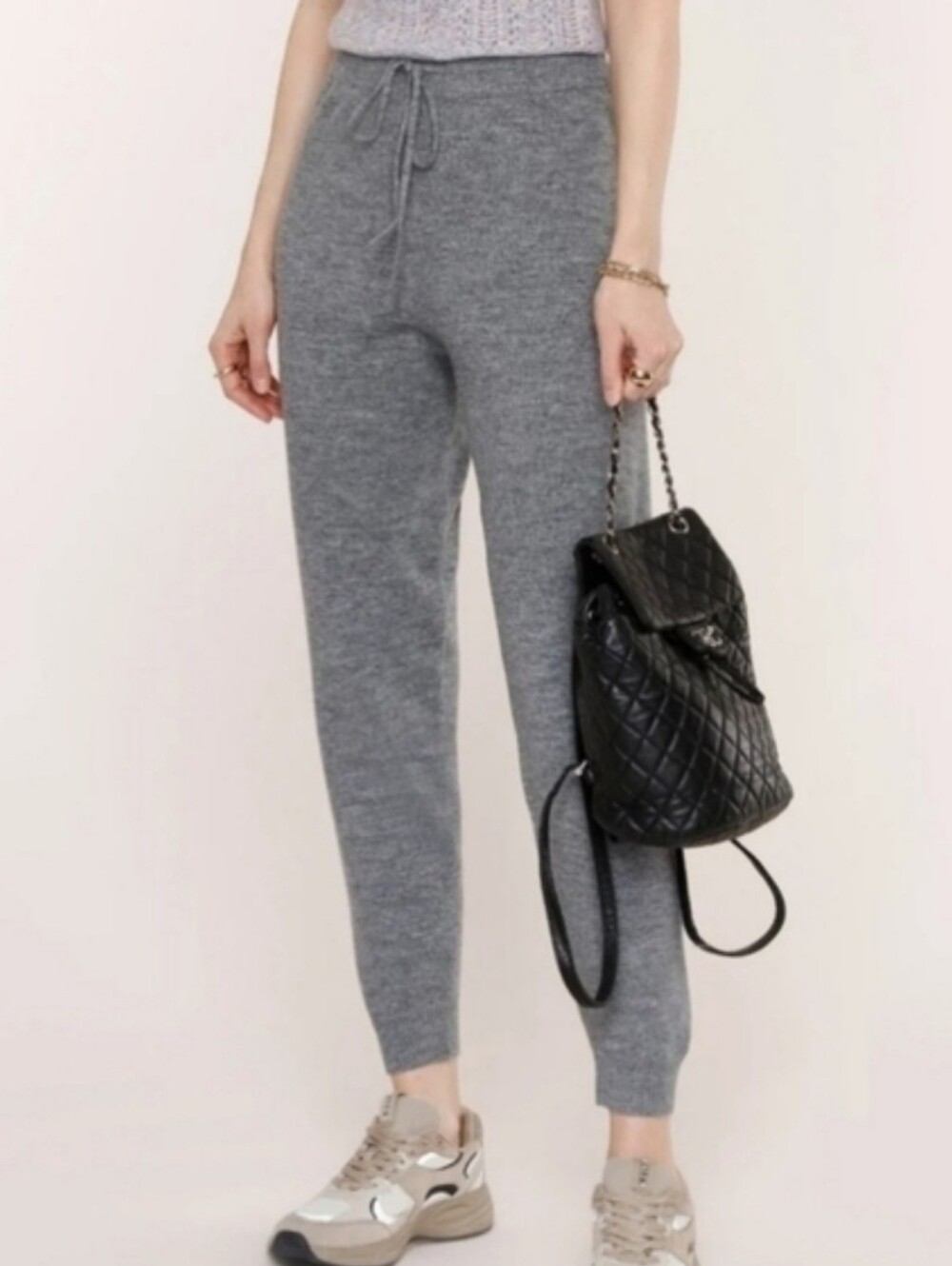 Heartloom Drawstring Ribbed Jogger